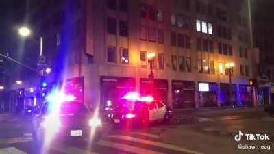 Medium Speed Scooter Chase