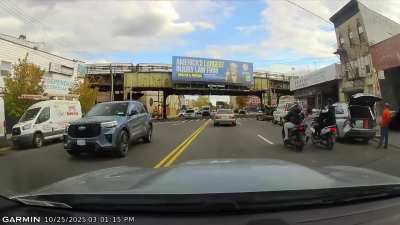r/nyc wouldn't allow this. Hit & run by children on a scooter.