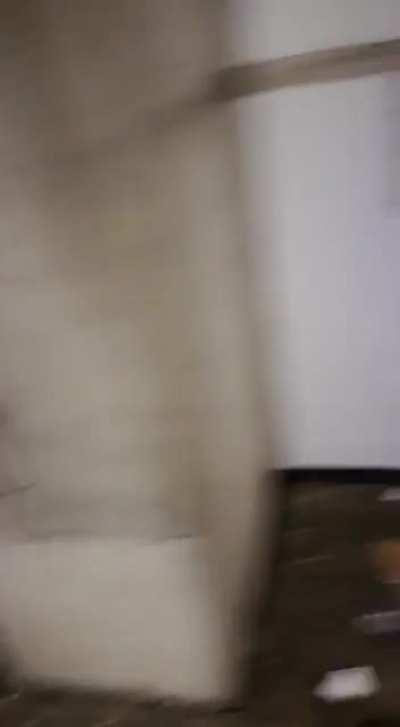 Der Zustand der Merkur Arena nach dem gestrigen Sturm-Feyenoord Match. Völlig zerstörte Sanitäranlagen