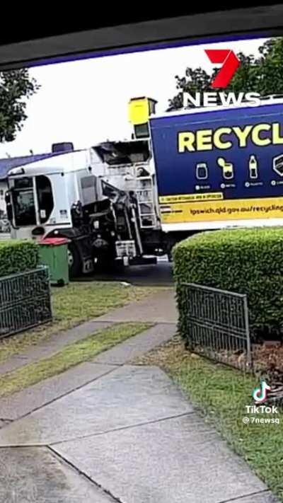 Rubbish bin has big plans 