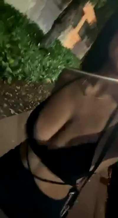 Walking home 3am after somehow losing my panties at the club..