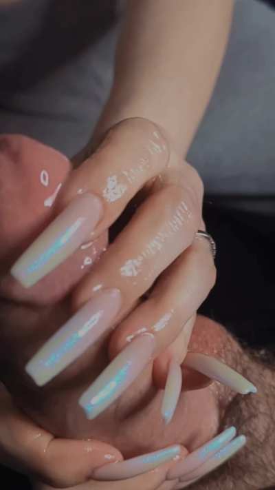Even your cock drools for my nails
