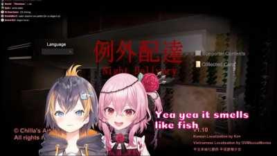 I think i found the reason Petra smells like fish... Nijisanji EN