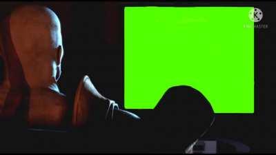 The green screen meme be free