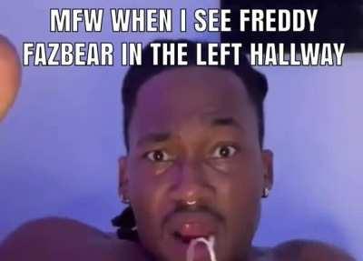 He’s in the left hall😱