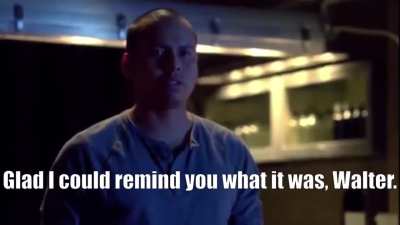 That one box cutter scene but Victor answers all of Walt's questions