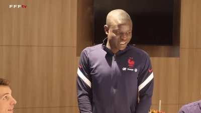 France squad surprises Kante with birthday cake