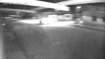 Hitmen opened fire on a victim's house. One of them forgot to throw a grenade. Wait for it...