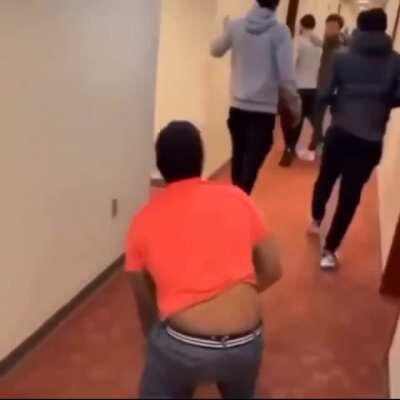 Guy tries to win a fight he already lost