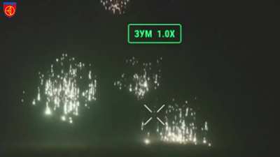 Ukrainian soldiers of the 11th Special Purpose Battalion of the 112th TDF Brigade targeted Russian positions with their 