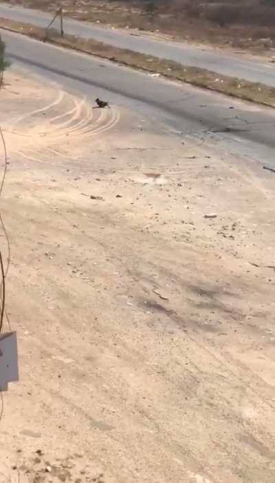 Pt2 GNA ambush on a Haftar patrol, Libya