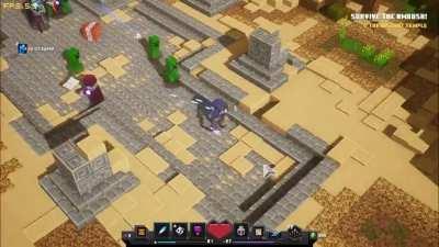 Light feather and harvester combo is super fun