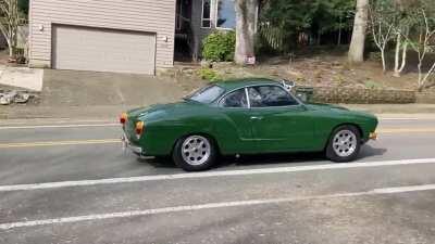 My neighbor has a very cool car.