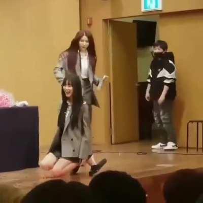 Yuju you are so cute. 😂