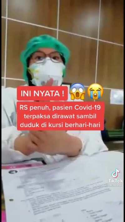 First person pov trying to get a hospital room in Jakarta