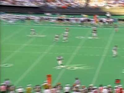 Jeff Blake threw a pretty deep ball