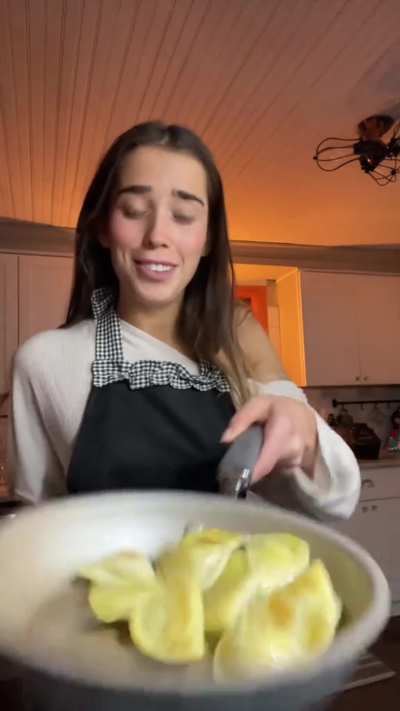 I guess she loves cooking