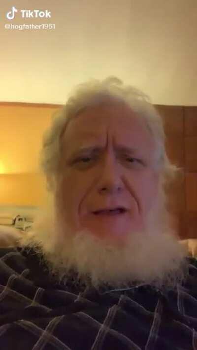 If he was my dad I'd never get out of bed!