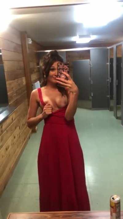 I get so excited when I flash but also so nervous and shy