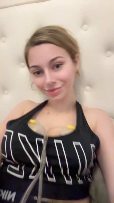 Are you trying my pussy or milk first?