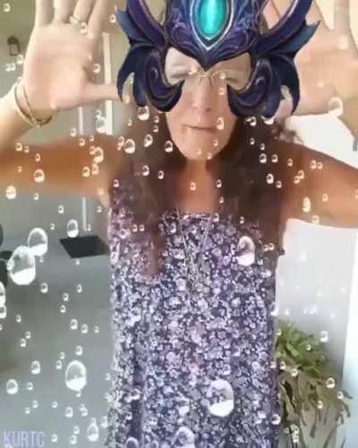 Me when the ADC i raised carried the game: