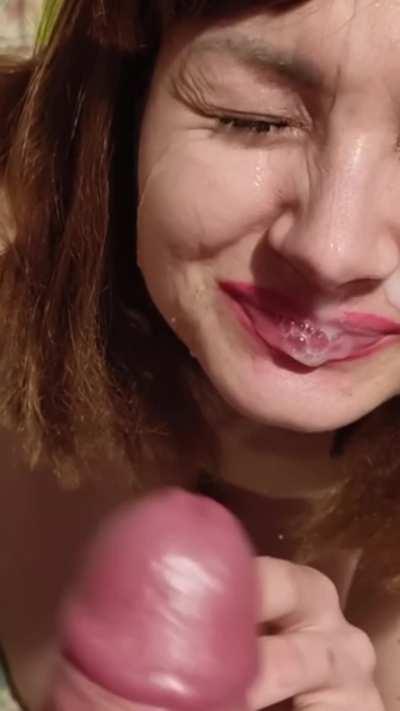 Rundalya played the role of a housewife who got jizzed on her face. More in my profile!