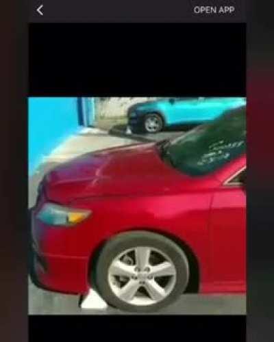 Only a “slight” dent in the back.