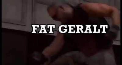 💯 sure this been posted here but man 💀💀💀. The players loathe for the game gave Fat Geralt a animosity boost to deck the shit outta Lev