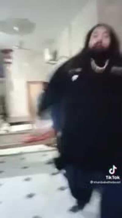 You are finally facing the Ruler of the Internet, but you start backing away