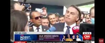 Bolsonaro deu um xilique hoje ao ser perguntado sobre as denúncias envolvendo a Covaxin