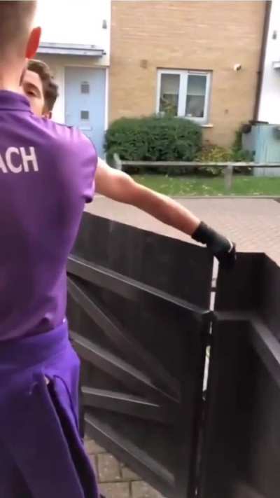 A drunk guy pushes this man’s patience to the limit and finds out.