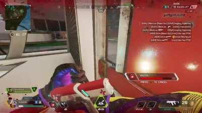 I bet my teammate I would be able to grab his banner on time