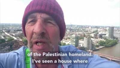 Nicolas Georges raises awareness of Palestinian suffering