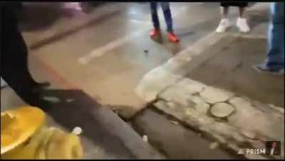 Twitch streamer gropes girl which makes her start attacking him, then her BF gets knocked out