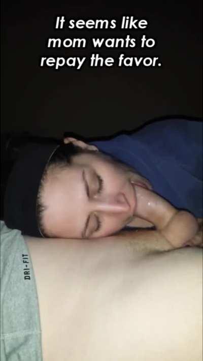 Mom repays the favour