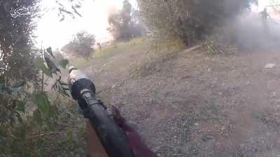 Video by Hamas shows clashes between Hamas terrorists and the IDF on the streets of Beit-Hanoun.