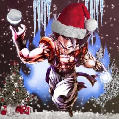Gogeta has been spotted out delivering presents, maybe he’s coming