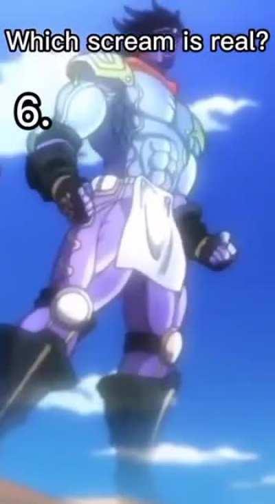 Which scream is real ?