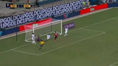 Trinidad & Tobago 0-[2] El Salvador - Walmer Martinez 90'+1' (funny goal)