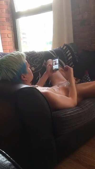 You walk in and see your buddy doing this. Wwyd?