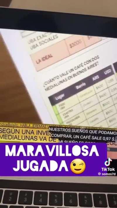 Se puede ver el cuadro donde se le rompe el corazón 