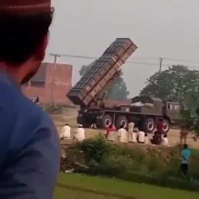 Pakistan opting to use civillian and residential areas to launch their missiles.