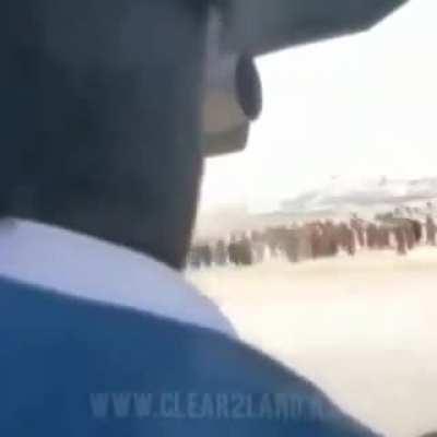 Video from the People Clinging to the Outside of the C-17 Leaving Kabul