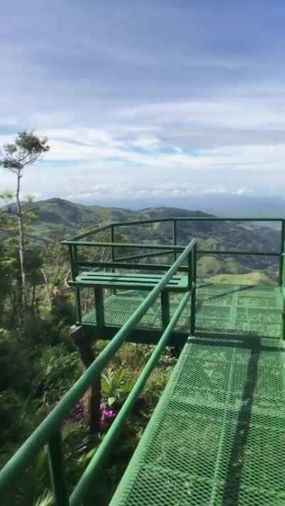 Costa Rica cloud forests from your bedroom window