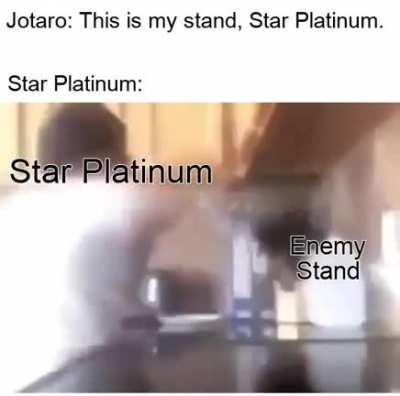 Ora ora ora ora ora!