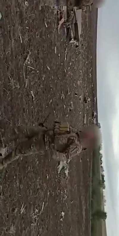 A Russian Su-25 ground attack aircraft RF-95134 was downed by Ukrainian air defense while trying to cover the routing Russian ground forces