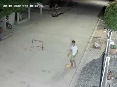 How kids be playing ball in Iran; professional hitman undercover