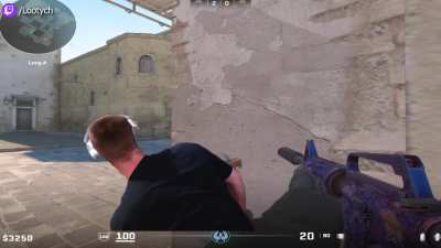 Bro is checking long like a CS2 PRO