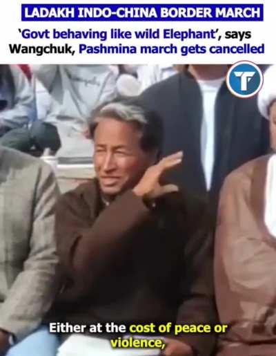 Govt behaving like wild elephant, says Wanchuk, Pashmina march gets cancelled