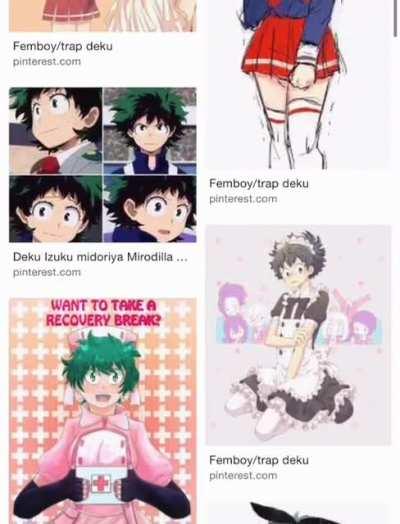 trap deku🤮 vs trap goku😎